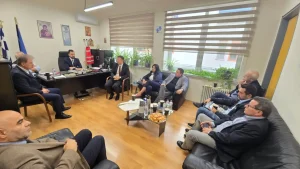 Στο «Μποδοσάκειo» Νοσοκομείο ο Περιφερειάρχης Γιώργος Αμανατίδης και ο Διοικητής της 3ης ΥΠΕ Δημήτρης Τσαλικάκης