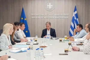 Συνάντηση του Περιφερειάρχη Δυτικής Μακεδονίας Γιώργου Αμανατίδη με τον Διοικητή της 3ης ΥΠΕ και τους Διοικητές των Νοσοκομείων της Περιφέρειας