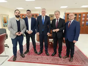 Επίσκεψη του Υπουργού Ανάπτυξης Τάκη Θεοδωρικάκου στον Περιφερειάρχη Δυτικής Μακεδονίας Γιώργο Αμανατίδη