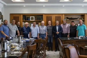 Νέα συνάντηση εργασίας του Περιφερειάρχη με τον ΤΟΕΒ Βασιλειάδας-Μελισσοτόπου-Σταυροποτάμου-Βέργας