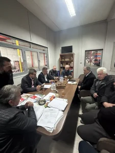 Επίσκεψη του Περιφερειάρχη κ. Αμανατίδη και των Αντιπεριφερειάρχων κ. Σαββόπουλου και κ. Χαρούμενου στη ΓΕΟΚ