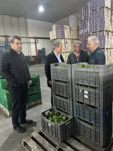 Επίσκεψη του Περιφερειάρχη κ. Αμανατίδη και των Αντιπεριφερειάρχων κ. Σαββόπουλου και κ. Χαρούμενου στη ΓΕΟΚ