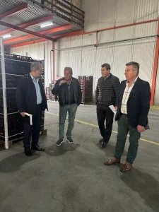 Επίσκεψη του Περιφερειάρχη κ. Αμανατίδη και των Αντιπεριφερειάρχων κ. Σαββόπουλου και κ. Χαρούμενου στη ΓΕΟΚ