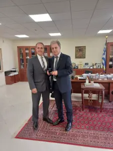 Επίσκεψη του Προξένου των ΗΠΑ στη Θεσσαλονίκη στον Περιφερειάρχη Δυτικής Μακεδονίας