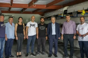 Παράδοση νέου κωπηλατικού σκάφους στον Ναυτικό Όμιλο Μαυροχωρίου, παρουσία Περιφερειάρχη Γ. Αμανατίδη