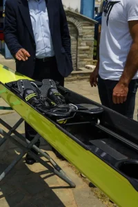 Παράδοση νέου κωπηλατικού σκάφους στον Ναυτικό Όμιλο Μαυροχωρίου, παρουσία Περιφερειάρχη Γ. Αμανατίδη