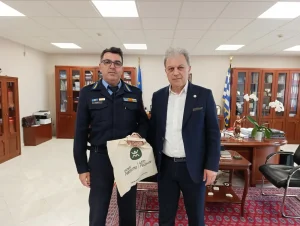 Επίσκεψη του νέου Συντονιστή Επιχειρήσεων Ηπείρου, Δυτικής Μακεδονίας και Νήσων στον Περιφερειάρχη Δυτικής Μακεδονίας