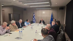 Συνάντηση εργασίας με την Ευρωπαϊκή Τράπεζα Επενδύσεων