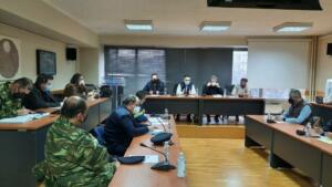 Σύσκεψη των Συντονιστικών Οργάνων Πολιτικής Προστασίας της Περιφέρειας Δυτικής Μακεδονίας, ενόψει επικίνδυνων καιρικών φαινομένων (10-1-2022) Φλώρινα 1