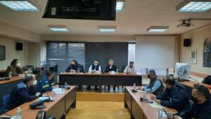 Σύσκεψη των Συντονιστικών Οργάνων Πολιτικής Προστασίας της Περιφέρειας Δυτικής Μακεδονίας, ενόψει επικίνδυνων καιρικών φαινομένων (10-1-2022) Φλώρινα 2
