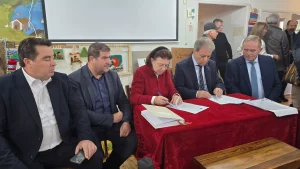 Υπογραφή Προγραμματικών Συμβάσεων με την Υπουργό Πολιτισμού Λίνα Μενδώνη για τον Άγιο Νικόλαο Κοζάνης και το Γεφύρι του Πασά στα Γρεβενά