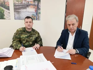 Υπογραφή Προγραμματικής Σύμβασης για προμήθεια οικοδομικών υλικών για την 9η ΜΗΧΑΝΟΠΟΙΗΜΕΝΗ ΤΑΞΙΑΡΧΙΑ